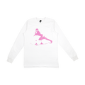 One Wish Long Sleeve (White / Hot Pink)