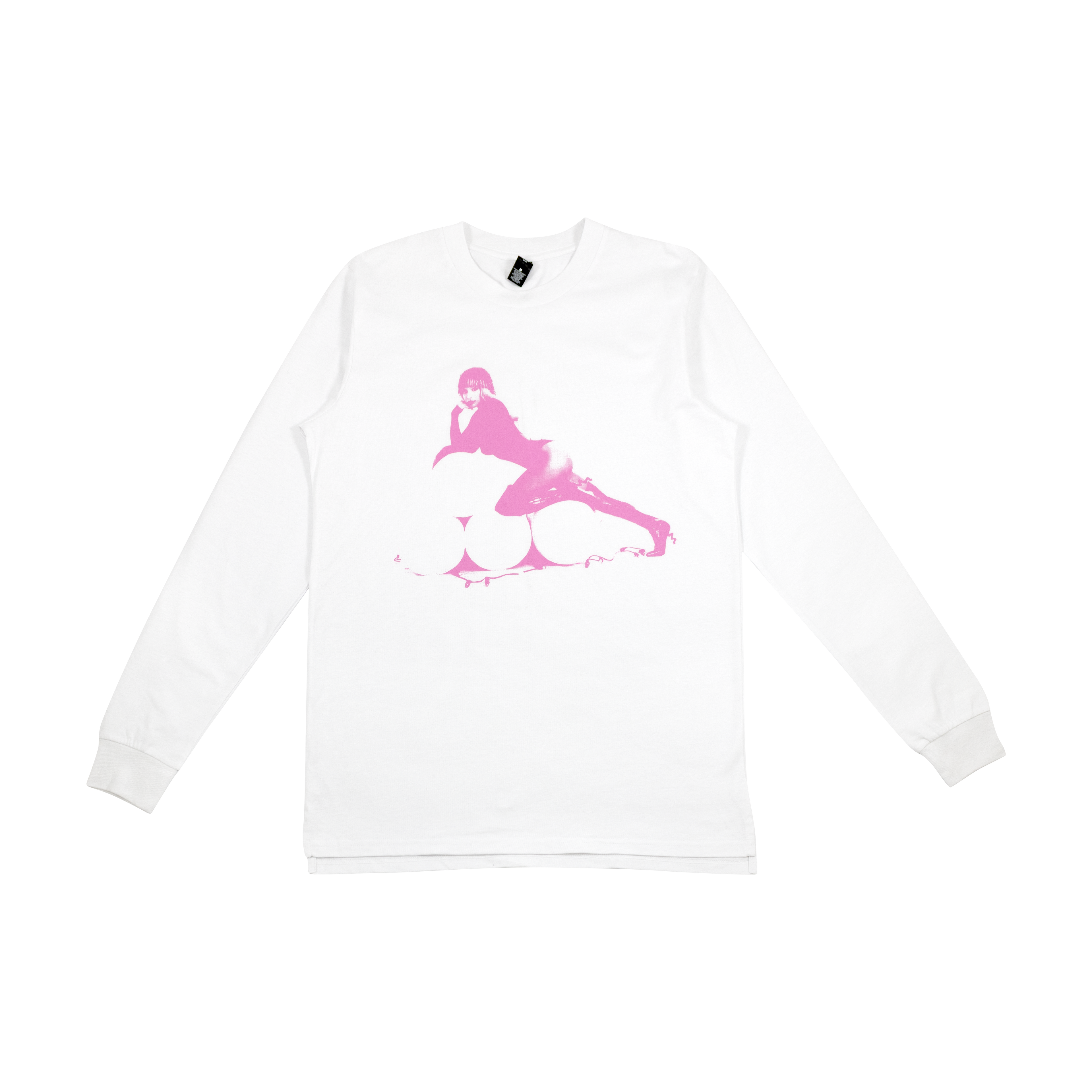 One Wish Long Sleeve (White / Hot Pink)