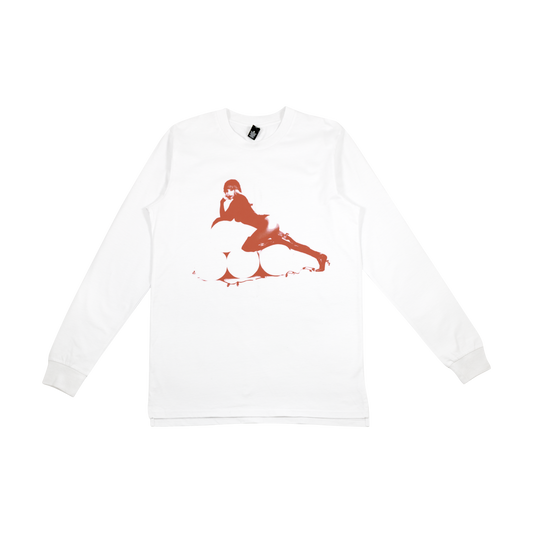 One Wish Long Sleeve (White / Red)